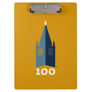 Campanile on Gold Clipboard