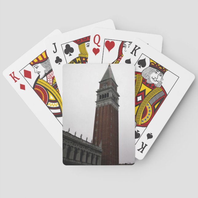 Campanile Piazza San Marco Poker Cards (Back)
