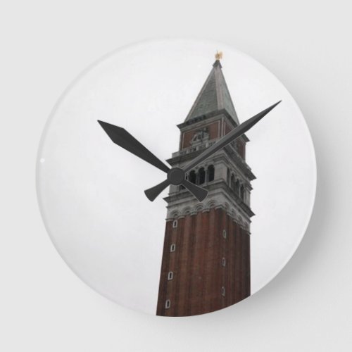 Campanile Piazza San Marco Round Clock