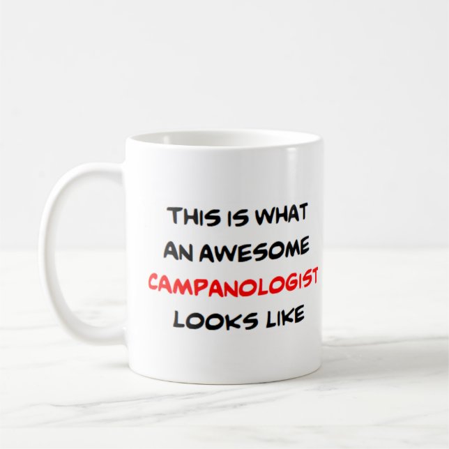 campanologist, awesome coffee mug (Left)