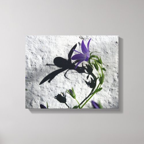 Campanula with Shadows Floral Photography 1 Canvas