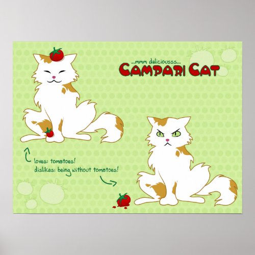 Campari Cat Poster