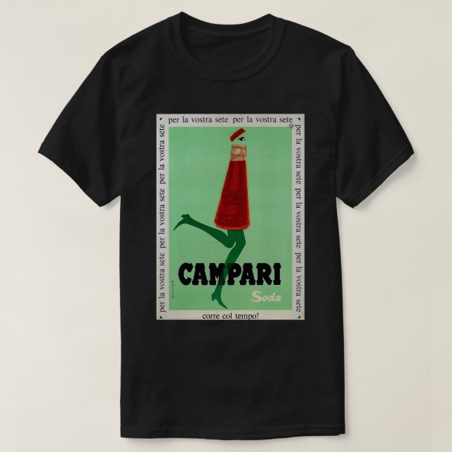 Campari Soda Classic T Shirt (Design Front)
