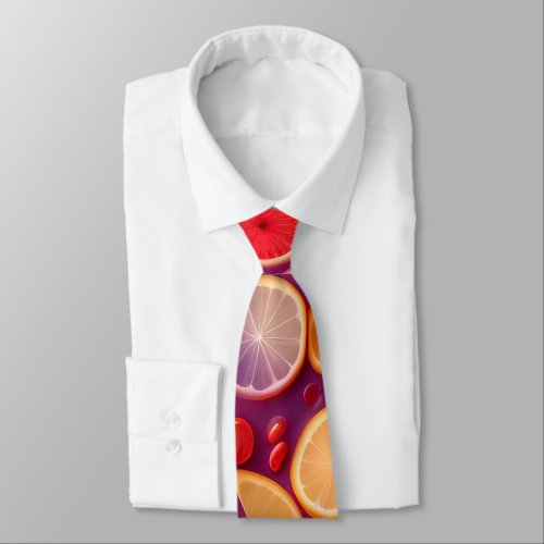 Campari Soda Colorful Pattern Neck Tie