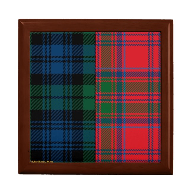 Campbell and Grant Clan Tartan Gift Box (Front)