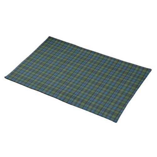 Campbell Argyll Ancient Scottish Tartan   Cloth Placemat