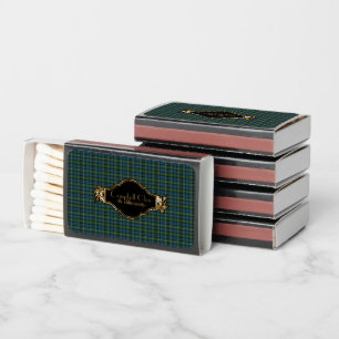 Campbell Argyll Original Scottish Clan Tartan Matchboxes