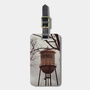 Campbell CA Water Tower Luggage Tag
