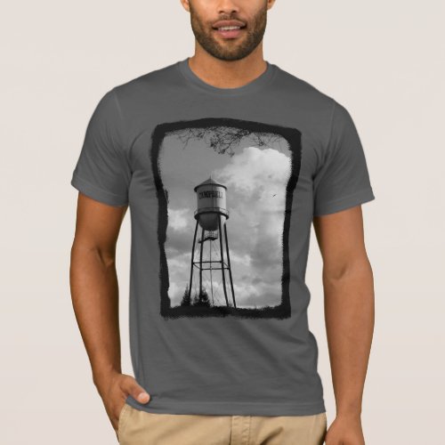Campbell CA Water Tower Mens T_Shirt