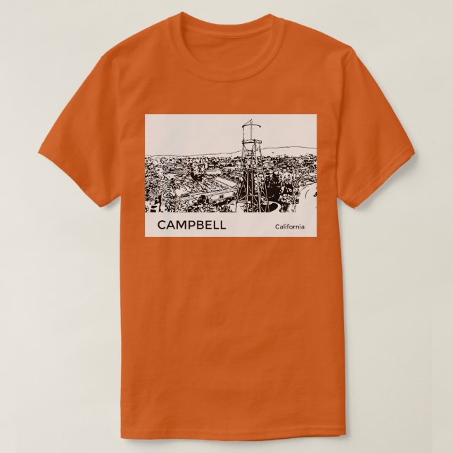 Campbell California TShirt (Design Front)