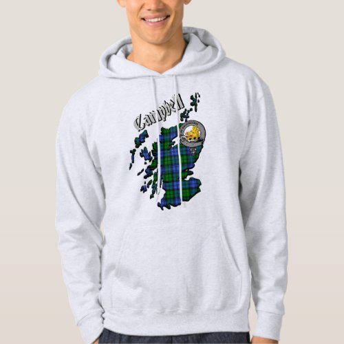 Campbell Clan Badge Adult Hoodie