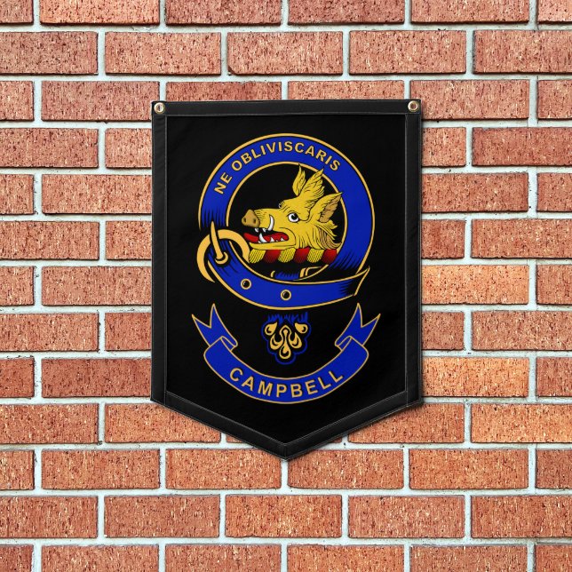 Campbell Clan Badge Banner Pennant (Insitu 1)