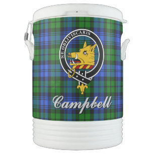 Campbell Clan Badge & Tartan Beverage Cooler