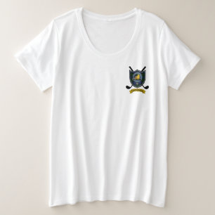 Campbell Clan Badge & Tartan Golf Plus Size T-Shirt