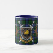 Campbell Clan Badge & Tartan Highland Mug (Center)