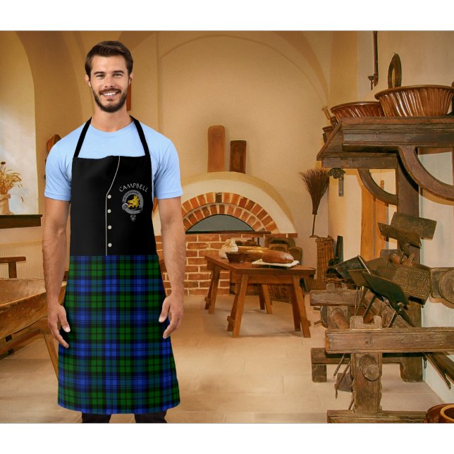 Campbell Clan Badge & Tartan Kilt Apron (Creator Uploaded)