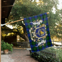 Campbell Clan Badge & Tartan Personalized