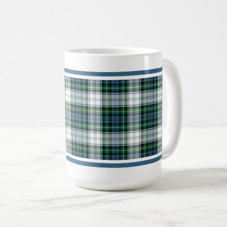 Campbell Clan Dress Tartan Green Scottish Plaid Coffee Mug