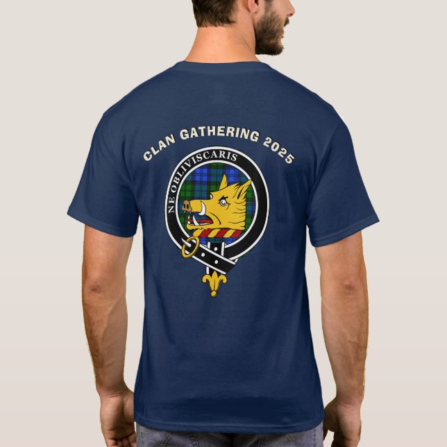 Campbell Clan Family Reunion Personalized T-Shirt (Back)