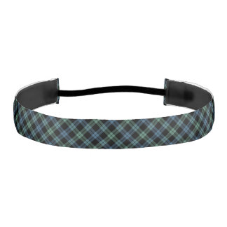 Campbell Clan Light Blue Ancient Scottish Tartan Athletic Headband