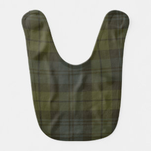 Campbell Clan Tartan Baby Bib