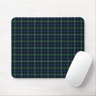 Campbell Clan Tartan Navy Blue Plaid Mouse Pad
