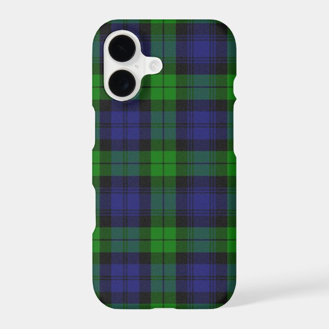 Campbell Clan Tartan Plaid Black Watch Case-Mate iPhone Case (Back)