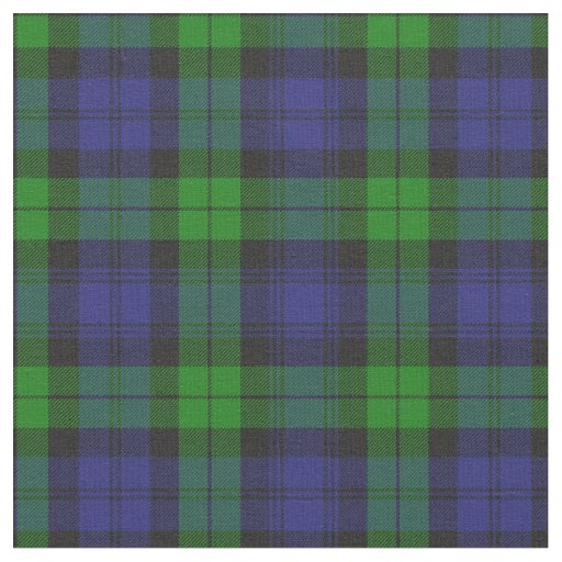 Campbell Clan Tartan Plaid Black Watch Fabric