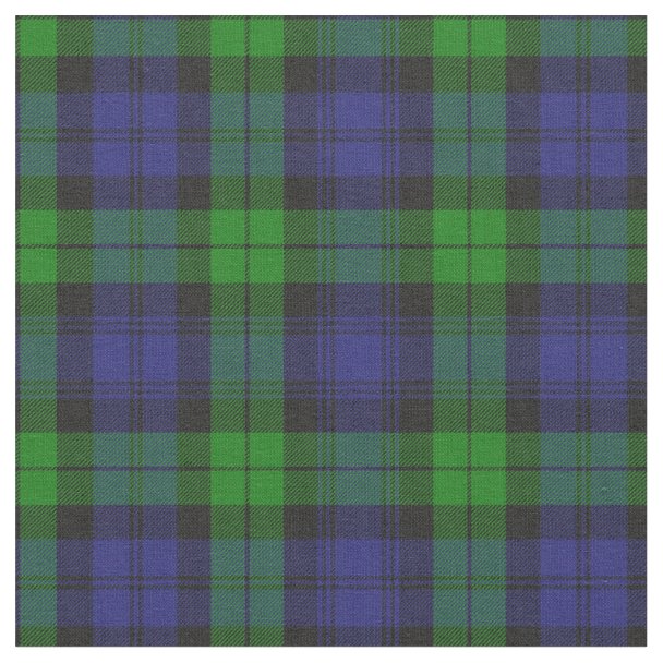 Clan Campbell of Argyll Tartan Fabric | Zazzle