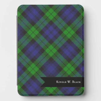 Campbell Clan Tartan Plaid Black Watch Kindle Cover