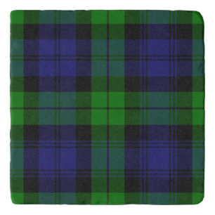Campbell Clan Tartan Plaid Black Watch Trivet