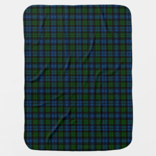 Campbell Clan Tartan Plaid Pattern Stroller Blanket