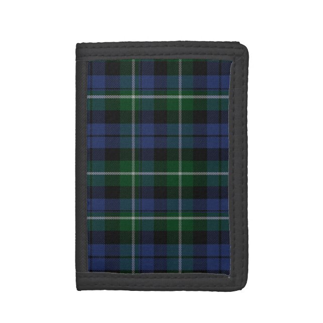 Campbell Clan Tartan Plaid Wallet (Front Vertical)