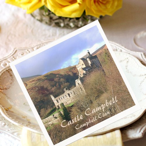 Campbell Clans Castle Campbell Photo Napkins