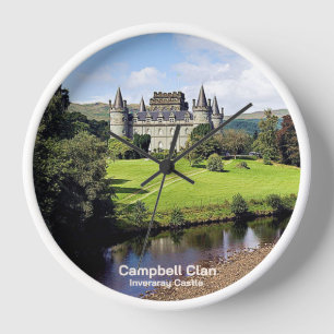 Campbell Clan's Inveraray Castle, Scotland, Clock