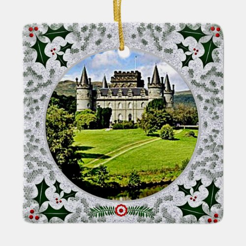 Campbell Clans Inveraray Castle Xmas Ceramic Ornament