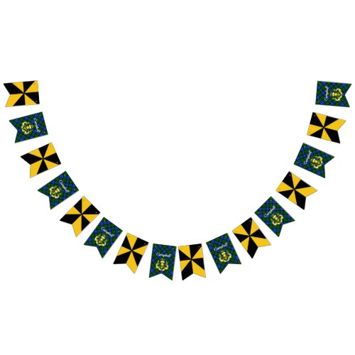 Campbell Coat of Arms Shield & Tartan 