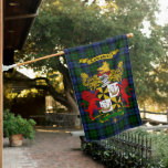 Campbell Coat Of Arms &amp; Tartan House Flag at Zazzle
