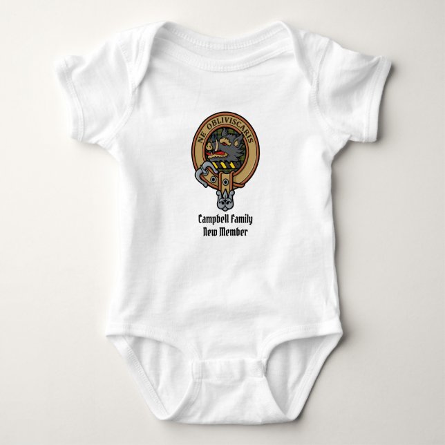 Campbell Crest Baby Bodysuit (Front)