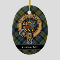 Campbell Crest Ceramic Ornament