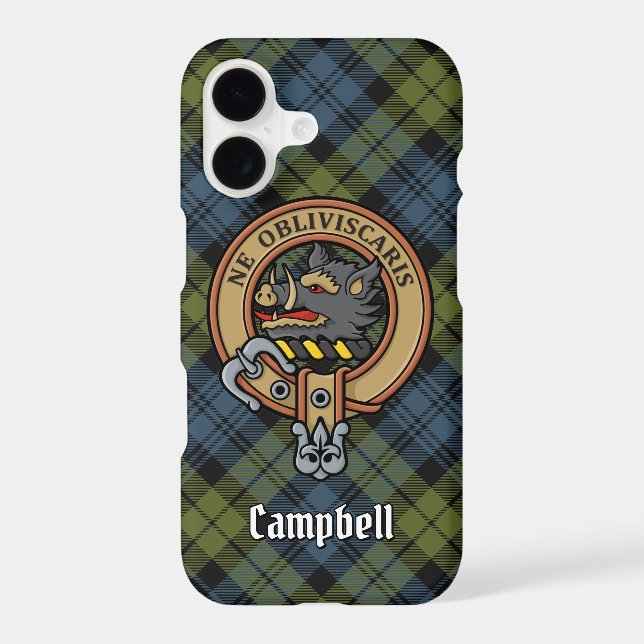 Campbell Crest Iphone Case (Back)