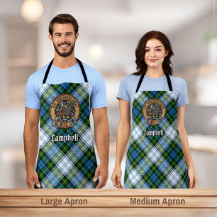 Campbell Crest over Dress Tartan Apron