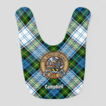 Campbell Crest over Dress Tartan Baby Bib