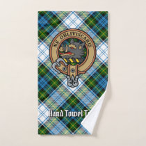 Campbell Crest over Dress Tartan Bath Towel Set