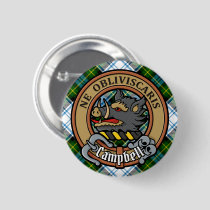 Campbell Crest over Dress Tartan Button