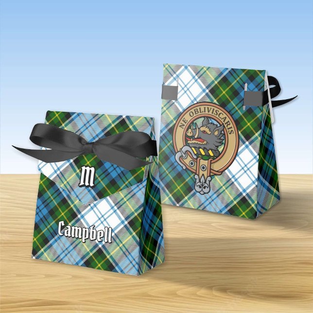 Campbell Crest over Dress Tartan Favor Boxes (Creator Uploaded)