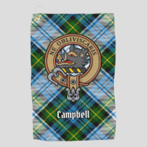 Campbell Crest over Dress Tartan Golf Towel