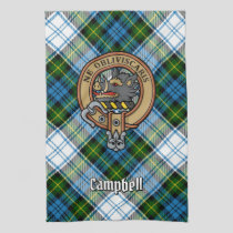 Campbell Crest over Dress Tartan Kitchen Towel