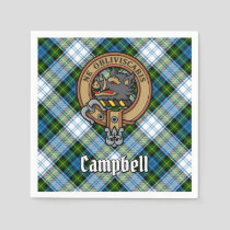 Campbell Crest over Dress Tartan Napkins