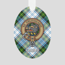 Campbell Crest over Dress Tartan Ornament